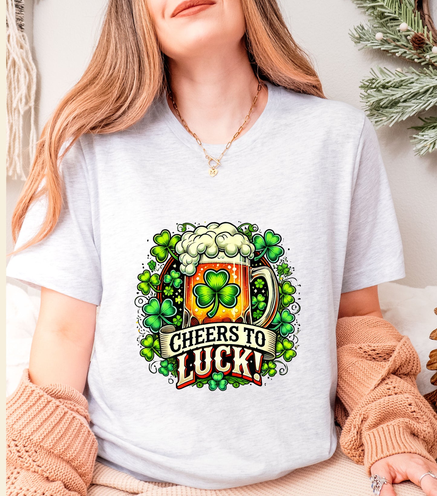 St Patricks Day Shirt, St. Patricks Shirte, Shamrocks Tee Shirt, St Patricks, Womens St Patty's,Gift For St Patricks, Cheers to Luck Tshirt Unisex t-shirt