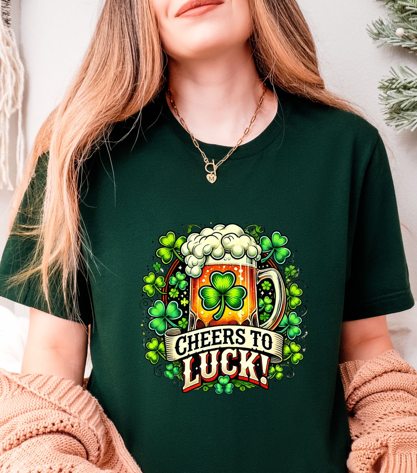 St Patricks Day Shirt, St. Patricks Shirte, Shamrocks Tee Shirt, St Patricks, Womens St Patty's,Gift For St Patricks, Cheers to Luck Tshirt Unisex t-shirt