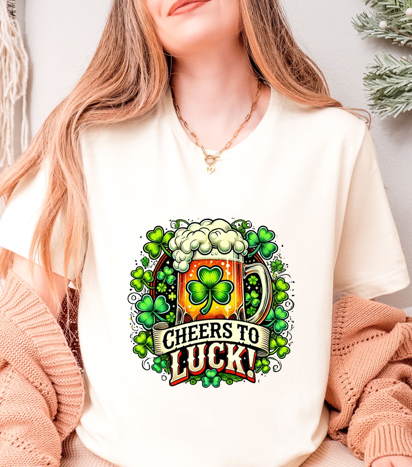 St Patricks Day Shirt, St. Patricks Shirte, Shamrocks Tee Shirt, St Patricks, Womens St Patty's,Gift For St Patricks, Cheers to Luck Tshirt Unisex t-shirt