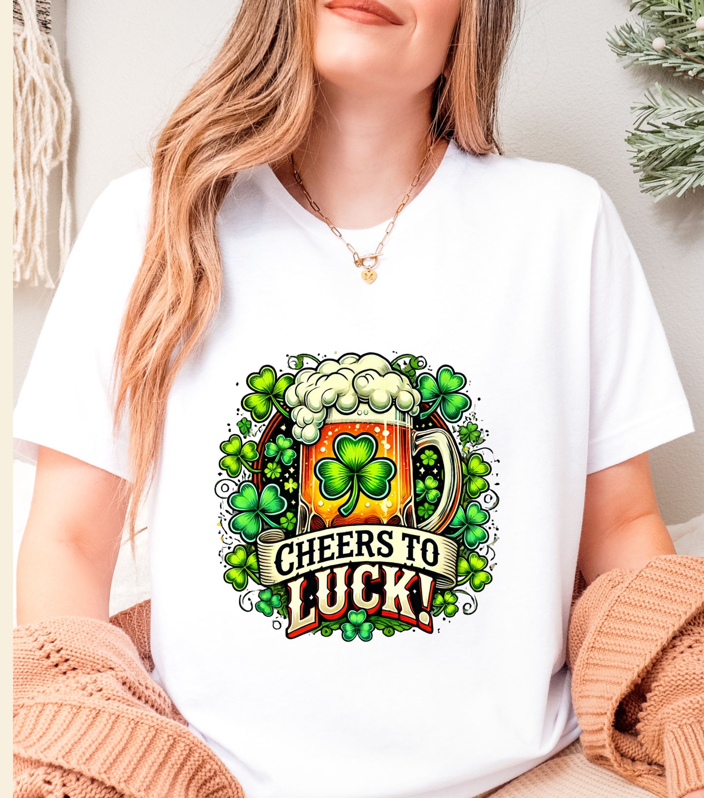 St Patricks Day Shirt, St. Patricks Shirte, Shamrocks Tee Shirt, St Patricks, Womens St Patty's,Gift For St Patricks, Cheers to Luck Tshirt Unisex t-shirt