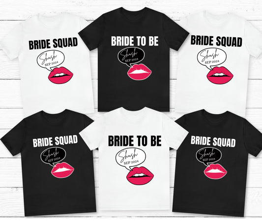 Custom Bachelorette Shirts, Bachelorette Party, Team Bride Shirts, Bridal Party T-Shirt, Bridal Shower Gift, Group Shirt, Matching Party Sht